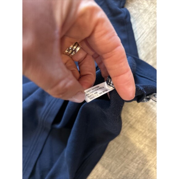 Tommy Bahama Shirt Mens Size Large Blue Tropic Fabric Spectator Polo Cotton Poly - Picture 10 of 10